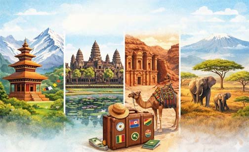 যেসব দেশে কম খরচে