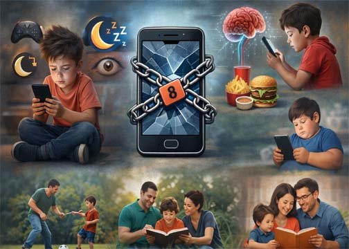 শিশুদের স্মার্টফোন আসক্তি: লক্ষণ