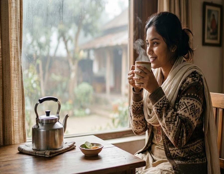 খালি পেটে গরম পানি পান